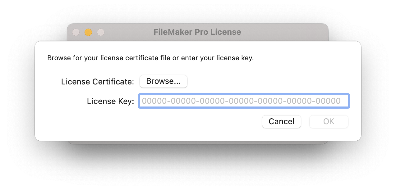 transfer filemaker pro license to new computer